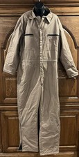 Vintage Unitog Insulated Coveralls XL Long Tan Union Made USA Workwear