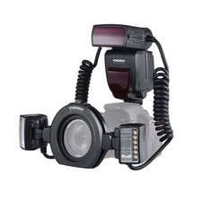 YONGNUO YN24EX Flash Speedlite 5600K with 2pcs Flash Heads and 4pcs Adapter Ring