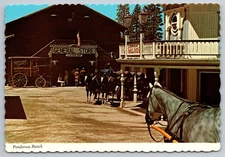 Ponderosa Ranch General Store Saloon Incline Village NV 4x6 Continental Postcard