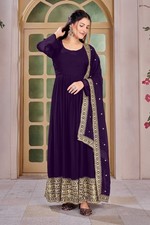 Heavy Georgette Sharara Suit Plazzo Salwar Kameez Indian Wedding Party Wear Set