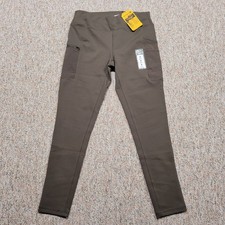 Carhartt Force Pants Women Medium Fitted Lightweight Rugged Utility Legging Flex