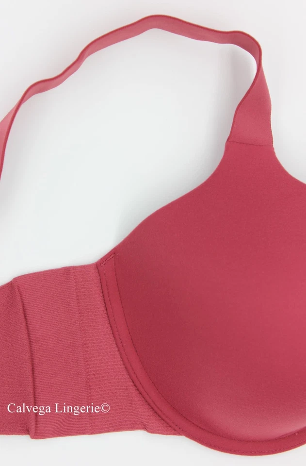 Novo com etiquetas SPANX 30011R "Bra-Lleluia!" Sutiã completo camiseta acolchoada fechamento frontal, rosa, 34DD - Imagem 4 de 4