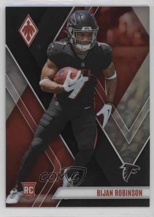 2023 Panini Phoenix Rookies Black 1/10 Bijan Robinson #104 Rookie RC lz7