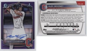 2025 Bowman Chrome Prospect Auto Purple Refractor /250 Alex Mooney #CPA-AM Auto