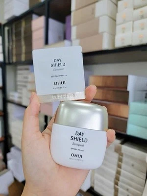 O HUI Day Shield Sunquid 1ml x 60 pcs SPF50+ PA++++ Sun Cream K-Beauty