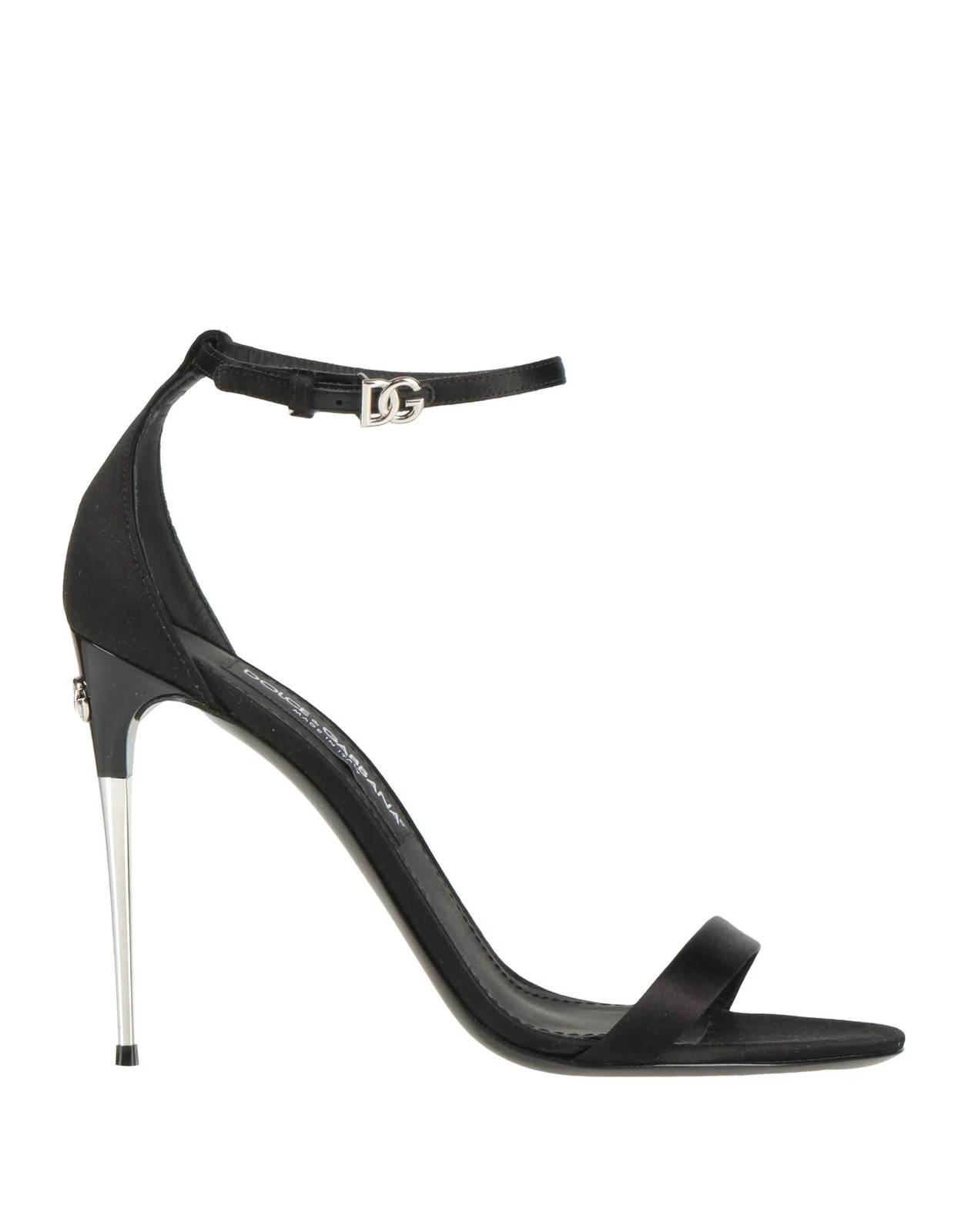 Dolce - Gabbana - Women - Satin Sandals - Black 182590₽