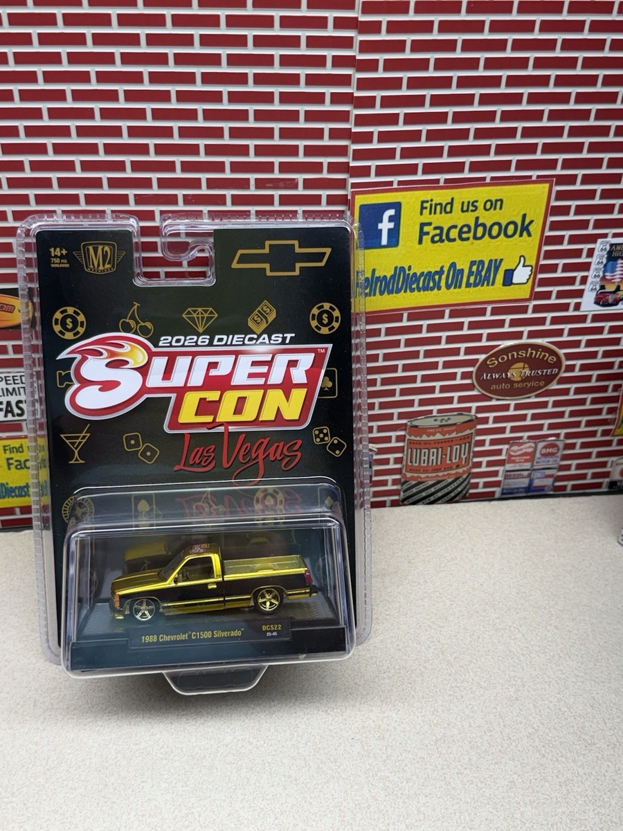 M2 Machines 2026 Diecast Super Con DCS22 1988 LV Chevrolet C1500