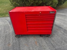 1980s Snap-on Tools Aviation Mechanic Kr562 Taco Cart Wagon Tool Box With Key