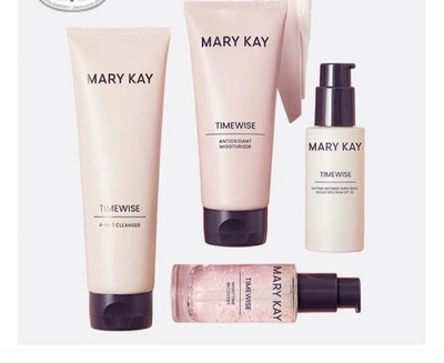 Mary Kay TimeWise Face Skin Care Set Cleanser, Moisturizer, SPF 30 Sunscreen