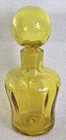Blenko Joel Myers 669 JONQUI Early 60's Optic Decanter  Glass Ball Stopper 8.5"