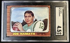 1966 Topps Joe Namath #96 Jets SGC 4.5