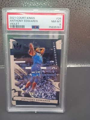 2021-22 Panini Court Kings - Anthony Edwards #26 Violet /49 2nd Yr 🔥🔥🔥 