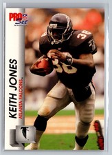 1992 Pro Set #432 Keith Jones Atlanta Falcons