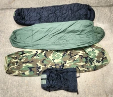 USGI 4-Piece Modular Sleep System MSS Woodland Gore-Tex Bivy Patrol Intermediate