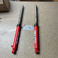 Y-zinger YAMAHA PW50 PW 50 FORKS Front Red Suspension Shocks Left Right Pair