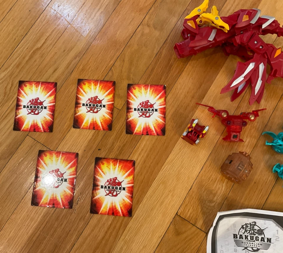Bakugan Battle Brawlers Mixed Lot with Cards And Dragonoid Colossus - Image 2 of 4