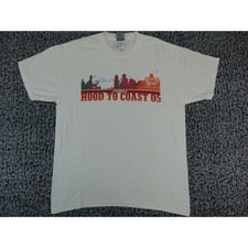 Nike Mens Hood To Coast 05 Relay Race T-Shirt White Size M Made In USA Vintage