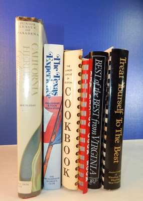 7 Vintage Modern State & Junior League Spiral Community Cookbooks Mix Lot