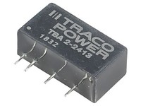 Tba 2-2413 Wandler: Dc/Dc 2W Ueing: 21,6-26,4VDC Uausg: 15VDC Iausg: 130Ma Traco