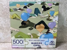 Marcos Chin Spin Master Puzzles. Come Together. Bubble Gum Diaries 500 pc.