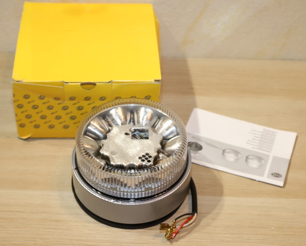 Blitz-Kennleuchte 24 V LED Gelb Amber Hella Passend FüR U.A. Scania-image