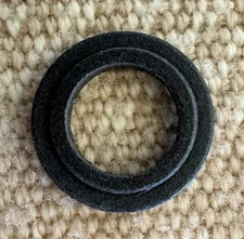 (5) Isolation Shoulder Blk Washers for USA 1/4" Guitar/Bass/Amp Jacks & CTS Pots