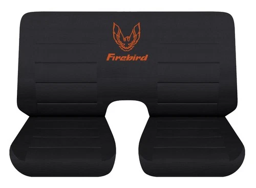 Fits 1967 to 2002 Pontiac Firebird 3 or 4 piece Rear seat covers with design