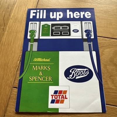 Total Garagen Tankstelle Tanken Sie hier Treueprogramm 4 Seiten Merkblatt 1994