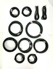 RG6 Coax Cables w/ F Connectors. Various Lengths. NEW.