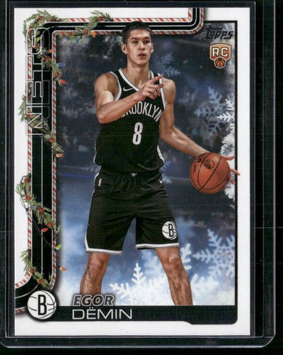 Egor Demin – 2025-26 Topps Holiday Basketball · Base Cards #H168 Egor Dëmin