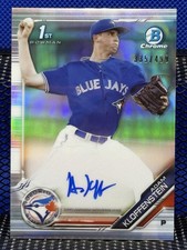 2019 Bowman Chrome ADAM KLOFFENSTEIN Blue Jays Auto 1st Bowman Refractor 335/499