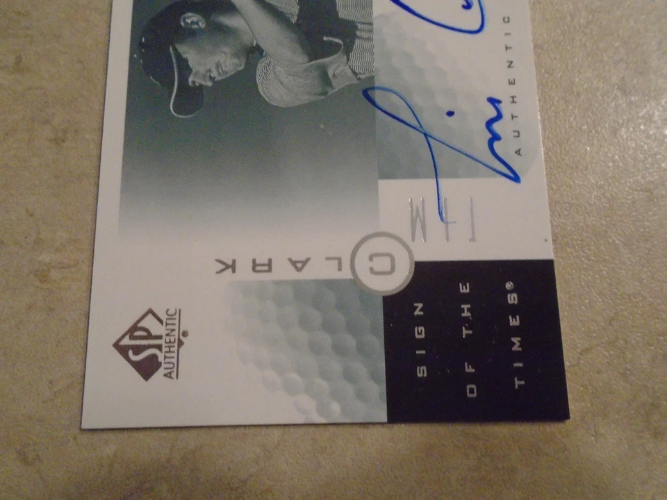 2001 SP Authentic - Sign of the Times Tim Clark #TC (AU, RC) - Image 2 of 4