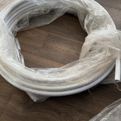 22 mm Absperrrohr PEX weiß - 25 m Spule Steckrohr Sanitärrohr WRAS zugelassen