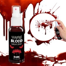 Fake Blood Spray 2.03 oz Vampire Blood Splatter for Halloween Costume Makeup NEW