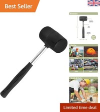12oz Rubber Mallet/Sturdy Steel Handle/Ideal for Putting Up Tents & Canopies