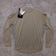 US Army Shirt Medium Beige Gen III Cold Weather Undershirt Military Base Layer