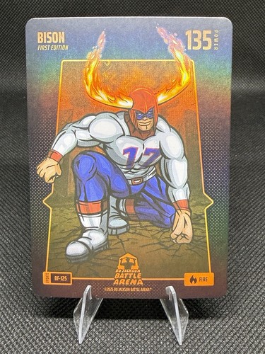 Bo Jackson Battle Arena Bison First Edition Update Fire Card BF-125 135 Attack