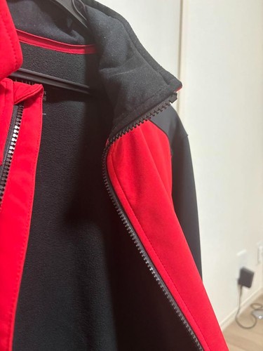 Polo Ralph Lauren P-Wing Men's Jacket Outerwear Polo 67 Logo Full Zip Red Black - Picture 6 of 7