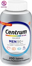 Silver Multivitamin for Men 50 Plus, Multimineral Supplement, Vitamin D3, B-Vita