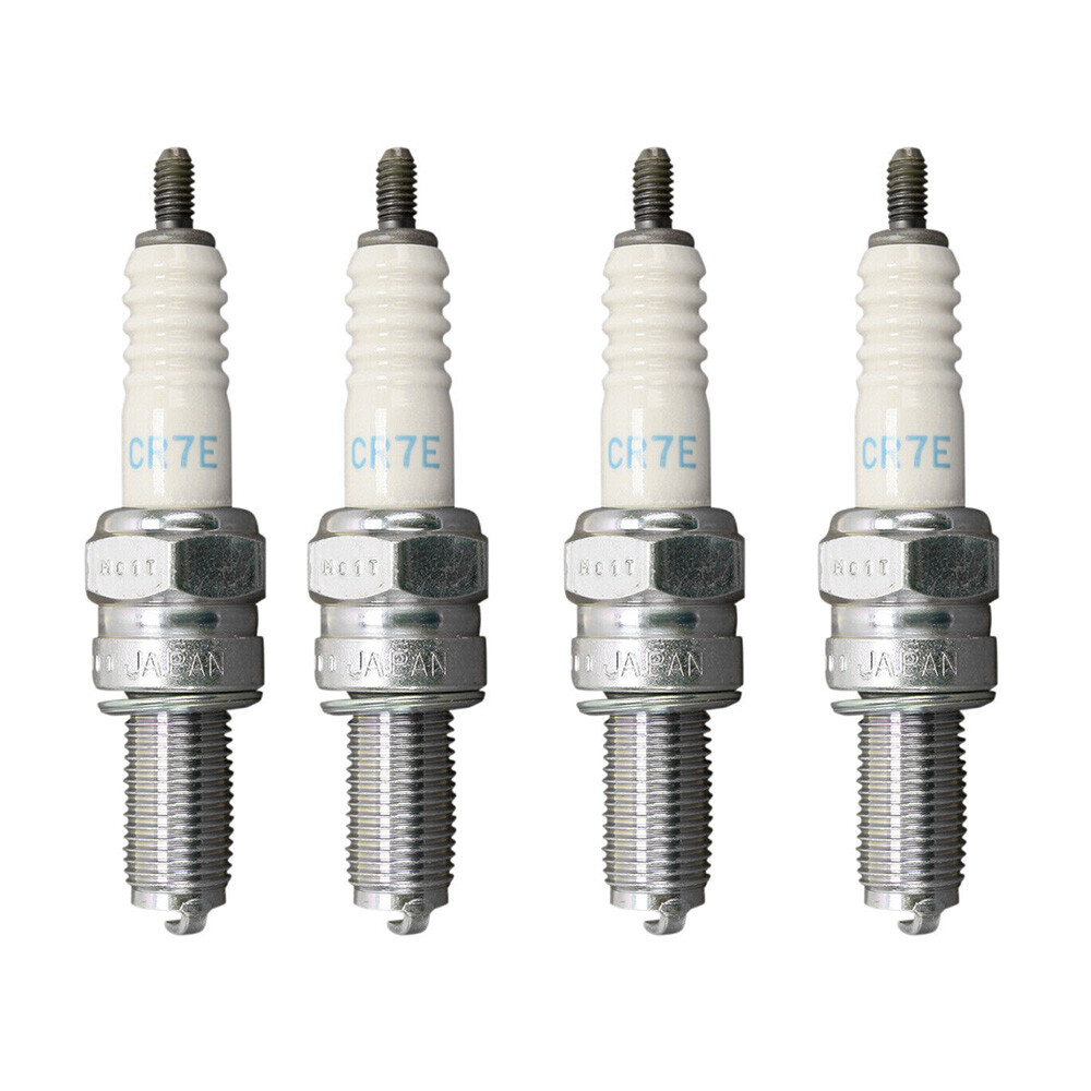 4 Spark Plug Fits Kawasaki Brute Force 650 700 750 Fits NGK CR7E