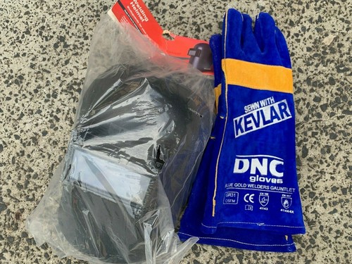 Welding helmet plus FREE pair of welding gloves weld safety - Picture 2 of 6