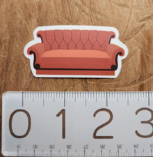 FRIENDS STICKER 90s TV Laptop Sticker Friends Couch Perks Couch Sticker