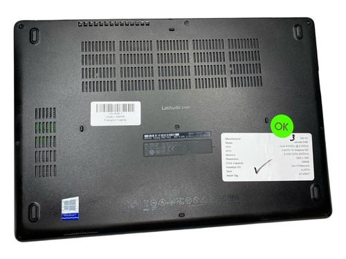 Dell Latitude 5480 i5-6300U 2.40GHz 8GB RAM 256GB SSD WIN11 Pro Laptop - Afbeelding 5 van 10