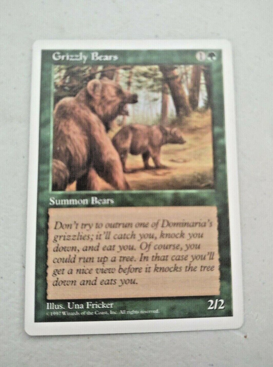 MTG Grizzly Bears Fifth Edition Regular Common Premium NOS See