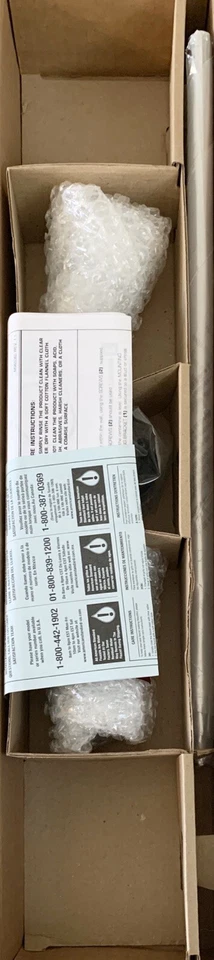 AMERICAN STANDARD 8336018.002 CR CONTEMPORARY ROUND 18" TOWEL BAR - CHROME - Image 3 of 3