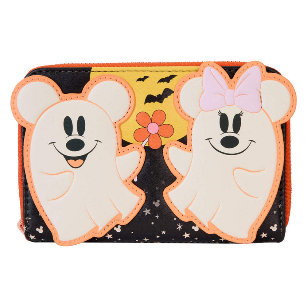 Monedero con cremallera de Halloween de Mickey y sus amigos de Disney