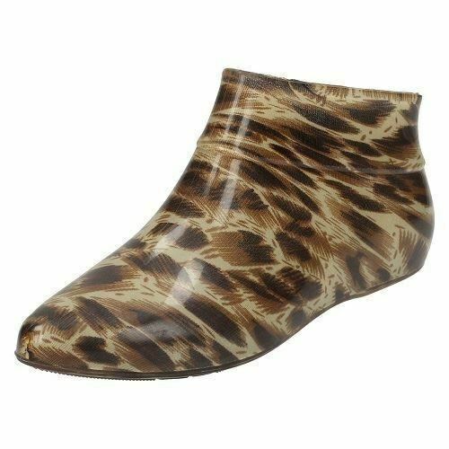 Ladies Spot On Wellies Leopard Print 