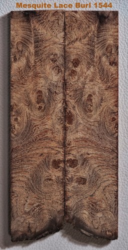 Outstanding STABILIZED Mesquite Lace Burl scales #1544, 6 1/4" x 1 7/16" x 3/8+" - Picture 3 of 5