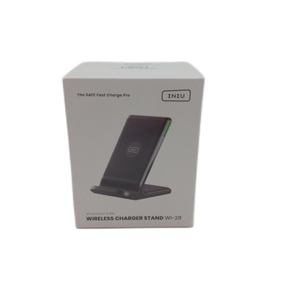 INIU Wireless Charger Kabelloses Ladegerät Schnelle Ladestation Schlaffreundlich