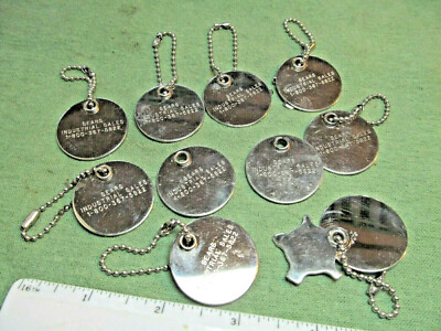 TWO (2) Vintage Sears Industrial Sales 4-Way Screwdriver Key Chain Fobs ...